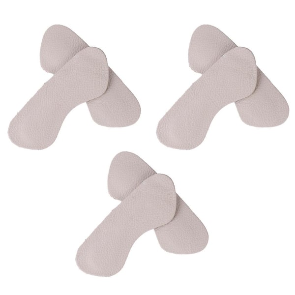 3 Par Hälskydd Hälskuddar Högklackade Grepp Hälsgrepp Högklackade Hälskydd Beige 3 Pairs