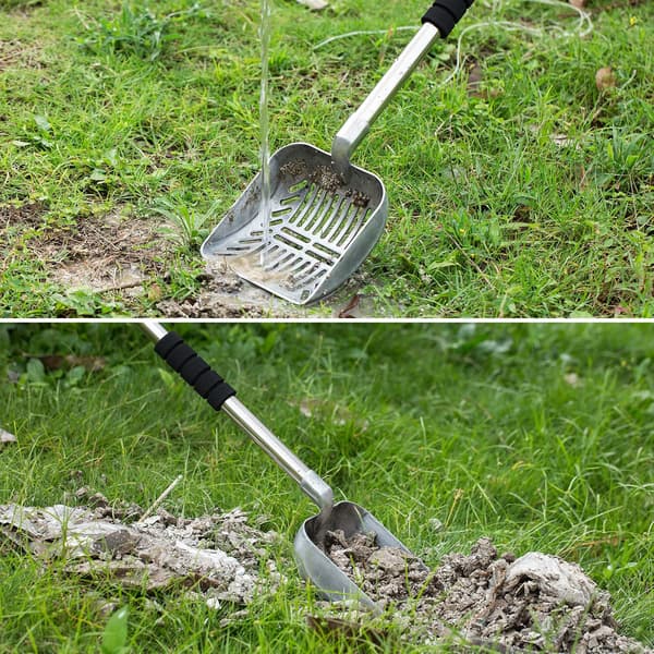 Katteskovl Justerbar Længde, Robust og Praktisk Katteskovl i Rustfrit Stål