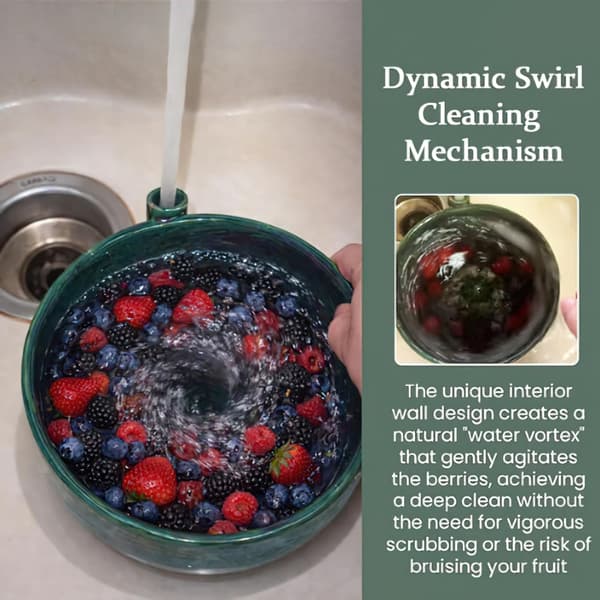 3D-Printed Swirl Bowl for Snacks - Modern Swirl Design for Fruit and Nuts, Biodegradable PLA, Home Decor Accent