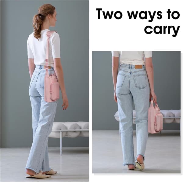 wxsp 1 stk - Utendørs vannflaskeveske - Isolerende bærerem -
