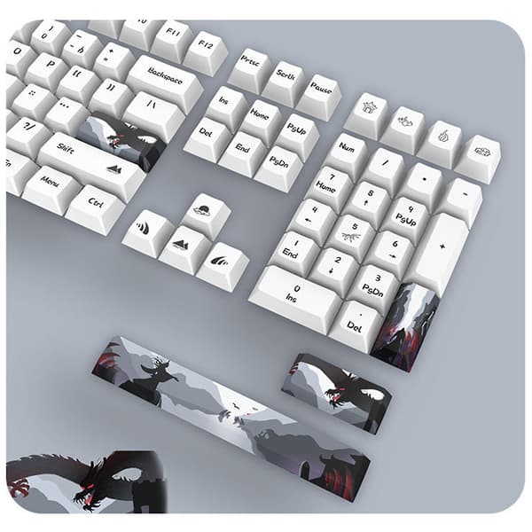 130 Taster Keycaps Sæt Pbt Cherry Højde Keycap Elektronisk Spil Mekanisk Keycap