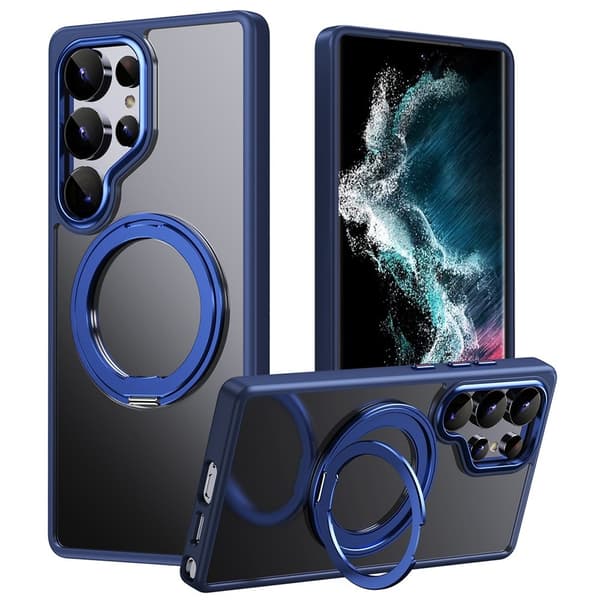 For Samsung Galaxy S25 Ultra Case Compatible with MagSafe[ht] Blue blue Blue blue