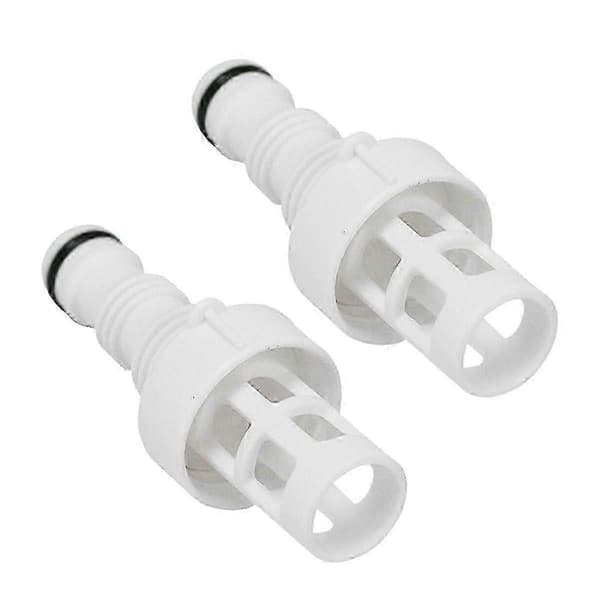 Velegnet til Intex 2 stk. 10201 Adapter til Dræn Anordning Haveslange Spa Boblebade Pool-JC [DB]