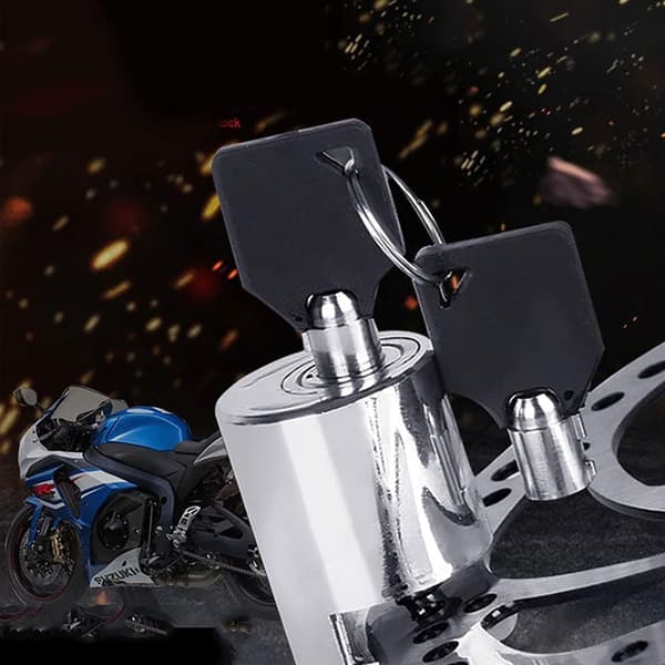 Motorcycle Disc Brake Lock - Anti-theft Motorcycle Security Wheel Disc Lock