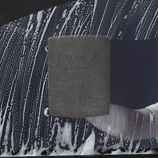 INF 5-pack Magic Cleaning Cloth - Microfiber Cloth for Windows, Glass, Car Cleaning, Dark Grey