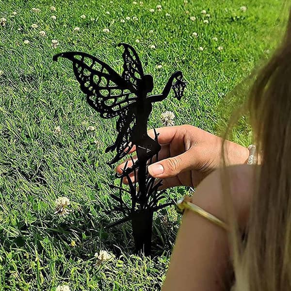 Havepynt Fe Metal Blomsterfe Tredelt Sæt-FF- 3PC 3PC