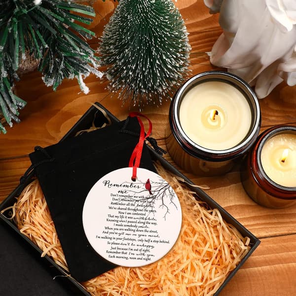 3 deler juleminneornament sorgornamenter