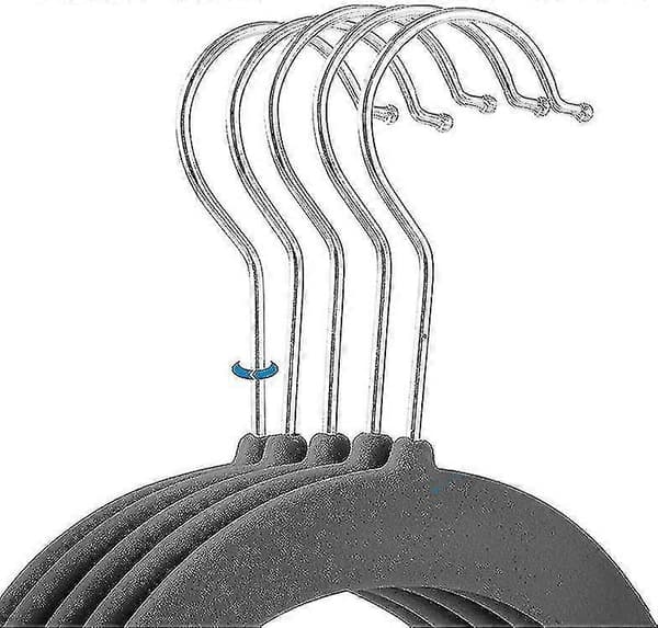 Halkfria sammetsgalgar - Kostymgalgar (10-pack)