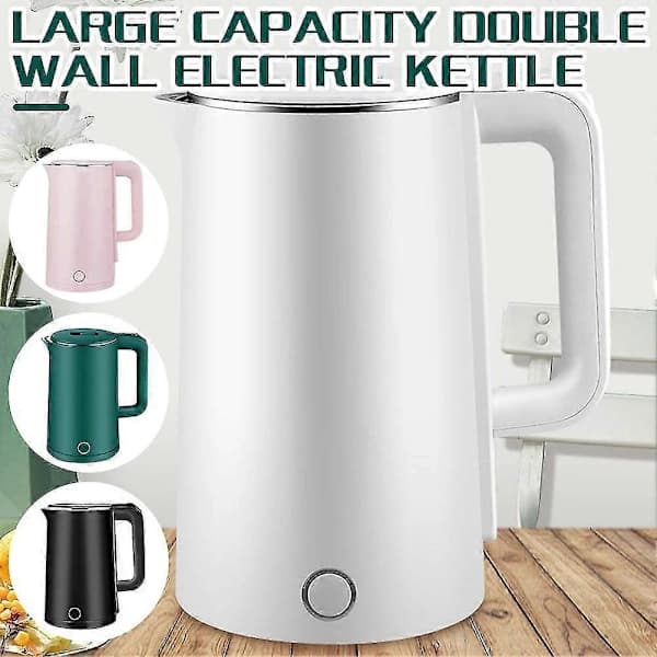 2,3L Electric Kettle with Anti-Scald Handle, 1500W Fast Heating & Automatic Shut-off Pink