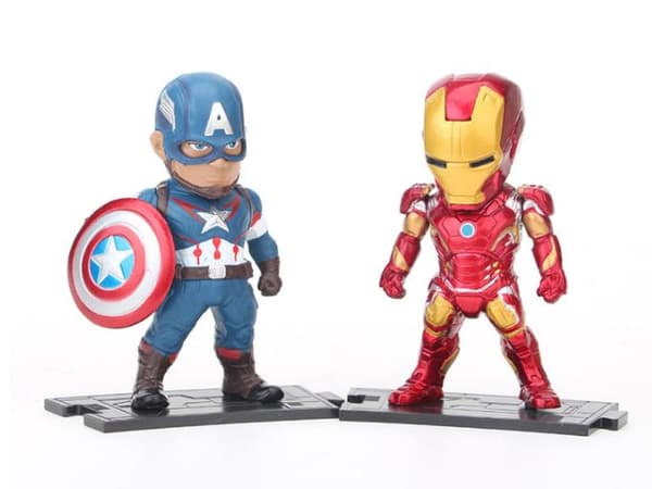 6-pak Marvel Avengers Heltefigurer 7-8 CM