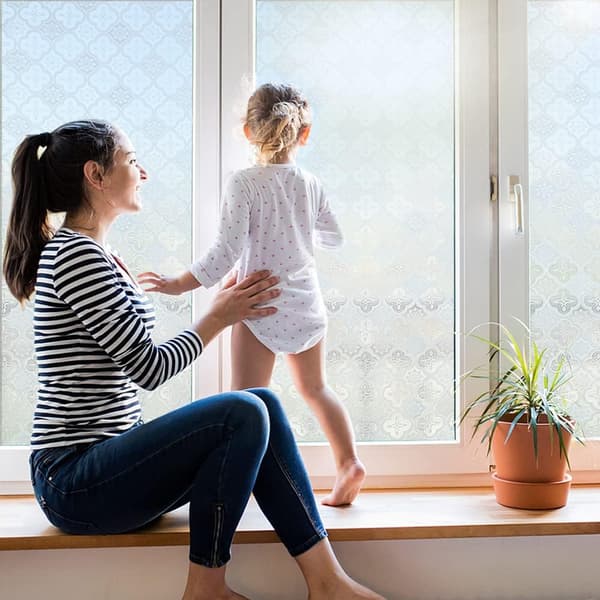 Privacy Window Film 30x200cm Self-Adhesive Electrostatic Window Film B