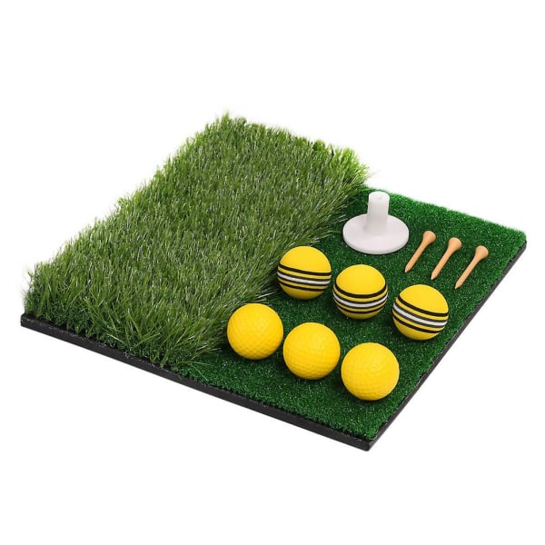 1 Sett Øvingsnett Golf Treningshjelpemidler Golf Tees Sportstilbehør Verktøy Grønn 30X30CM Green 30X30CM