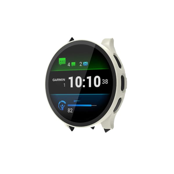 Kotelo näytönsuojalla Garmin Venu 3 White White White