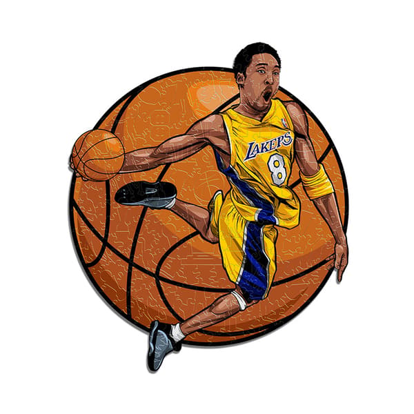 120 osaa Kobe Bryant Lasten Puinen Palapeli A5