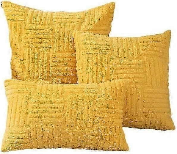 Snowflake Fleece Pillowcase Solid Color 45x45 cm Leather Pink One Piece [DB]