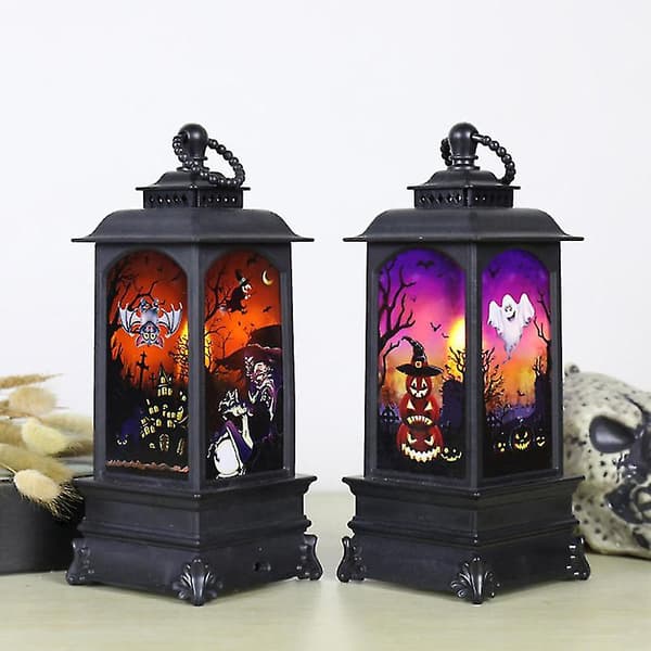 3 stk. Halloweenlampe til Halloween-dekorationer