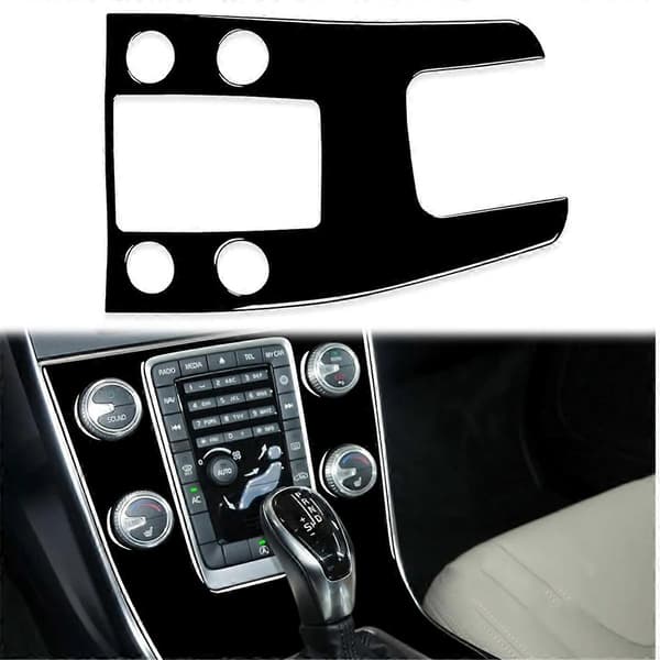 Bil Kontrollkonsoll Panel Beskyttelse Trim Klistremerke for Volvo S60 V60 LHD