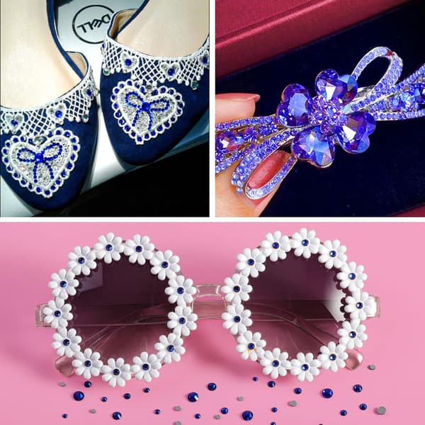 Flat krystalldiamant rund edelsten, safir (4,6-4,8 mm) SS20/1440 stykker rød red