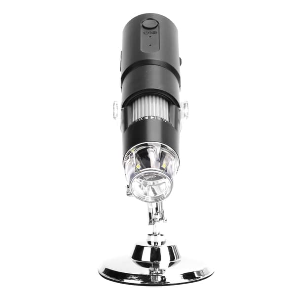 WiFi Wireless Microscope Portable 1000X Zoom Magnification 8 LED Magnifier with Stand