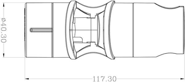 Bruseklemme 18-25mm ABS Justerbar Erstatning Håndbruserstang
