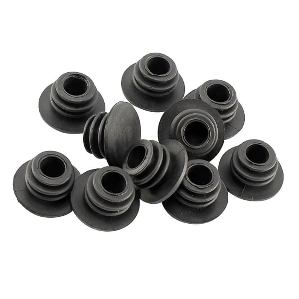 10 stk Svarte Sykkel Styre Endekapsler Mtb Styre Endeplugger Styre Plugger Sykkel Styre Endekapsler Svarte10 Black 10pcs