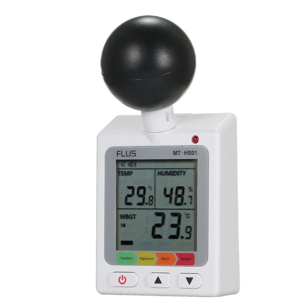 WBGT + HI Heat Index Meter Stress Meter Air Globe Temperature Humidity Tester