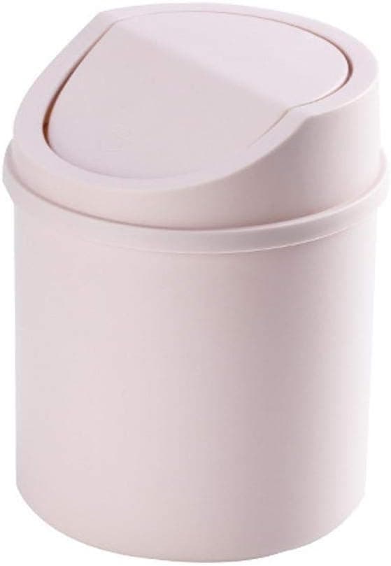 Mini Trash Can, Small Trash Can, Table Trash Can, Creative Flip Desktop Mini Trash Can, Pink