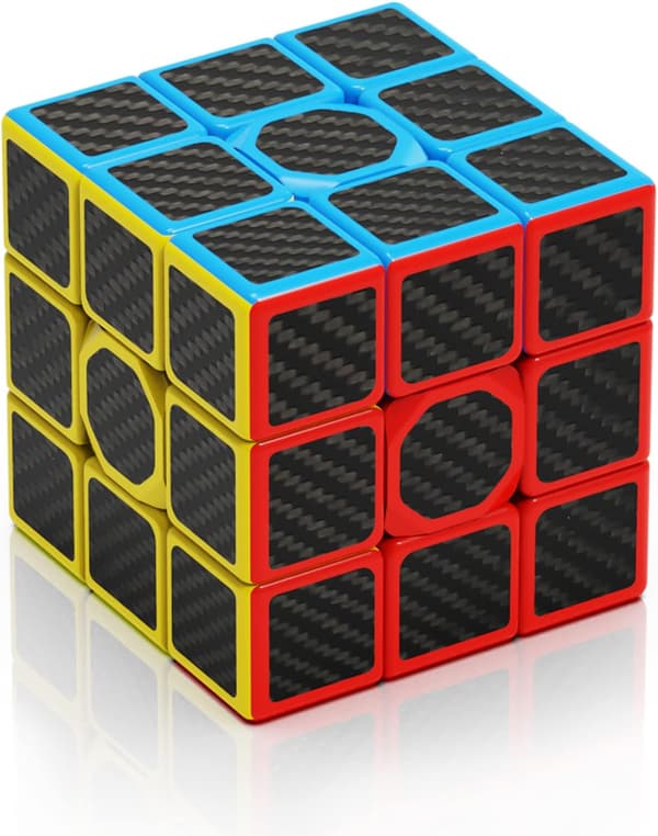 3x3 Speed Cube, Kolfiber 3x3 Magic Cube, Snabbare än O