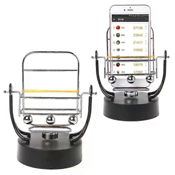 Phone Swing Device Automatic Wiggle Electronic Motion Machine Rotating Swing Motion Mobile Phone Holder for Counting Steps GD