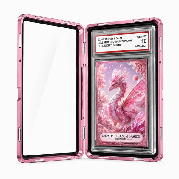 PSA Slab Case, Magnetisk 9-punktslås Display Protector, Magenta Magenta Magenta