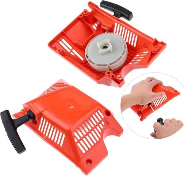 45CC 52CC 58CC Single Coil Starter Rope for 4500 5200 5800 Chainsaw Red