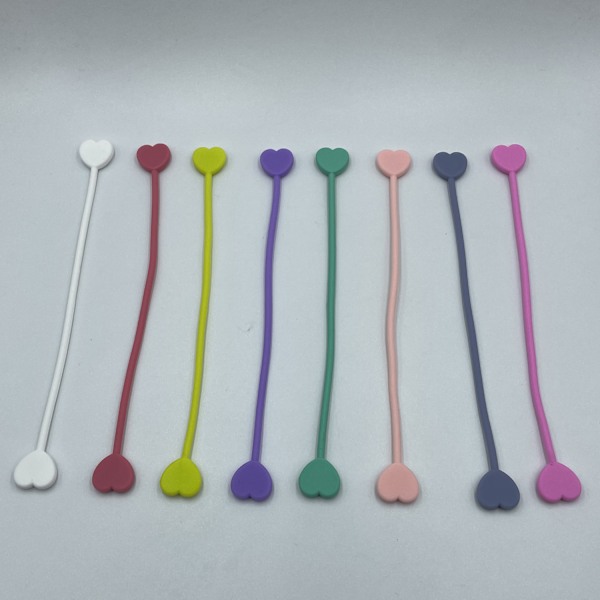 10 st Reusable Twist-band med Stark Magnet för att Bunta och Organisera Kablar, Hörlurskablar, USB-laddningskablar - Färg slumpmässig