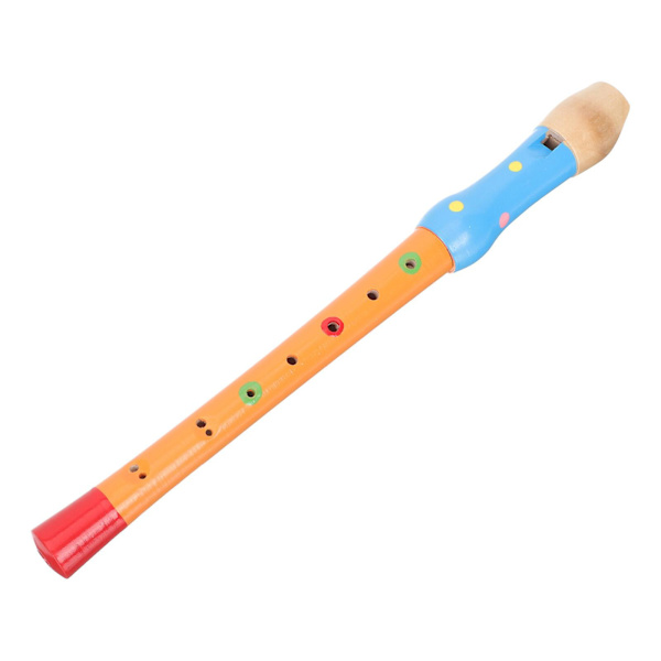 Fløjte Legetøj Kreativ Træ Fløjte Legetøj Børne Instrument Legetøj Børn Fløjte Legetøj 32x3.5cm