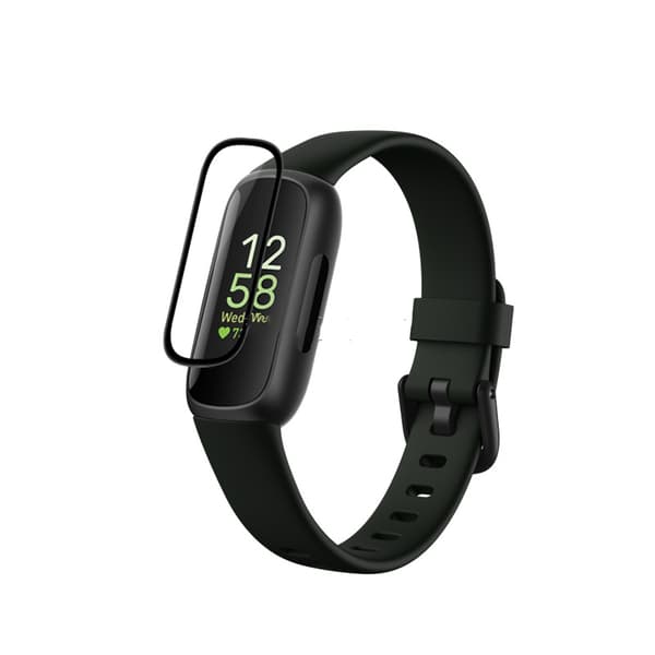 Fitbit Inspire 3 -näytönsuoja, 3D-kaareva pehmeä kalvo (2 kpl)