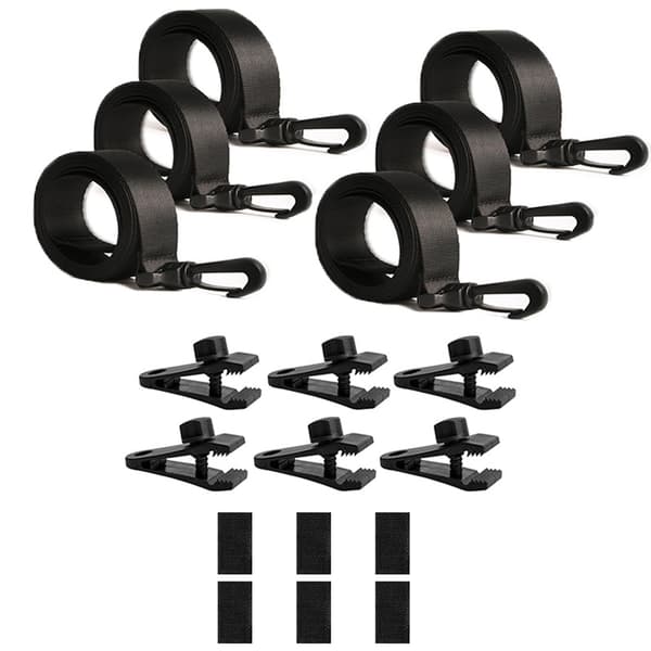 6-delars Pool Solar Cover Reel Strap Universal Kraftig för Ovanjordspooler