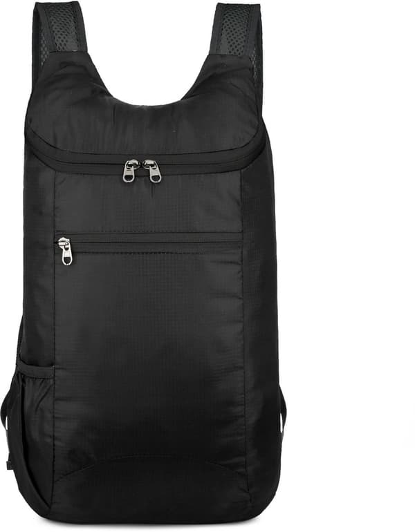 Packable Hiking Backpack, Ultralight Foldable Waterproof Travel Backpack with Adjustable Breathable Straps for Hiking Camping Cycling, 35L Black