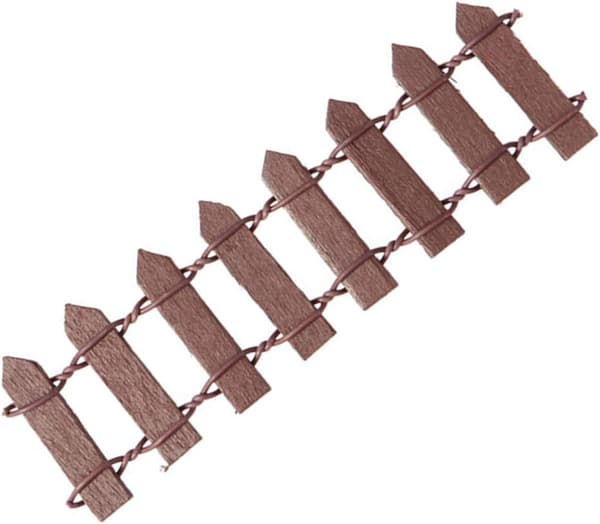 Miniatyr Fe Hagegjerde Ornament Tre Gjerde Picket Mi,ZQKLA