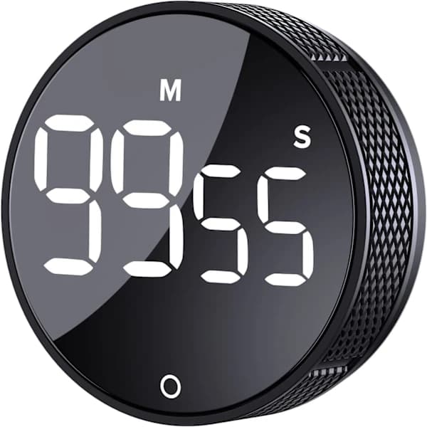 Digital kökstimer, visuell timer Stor LED-display Magnetisk timer för klassrum Matlagning Fitness Bakning Lärande Undervisning