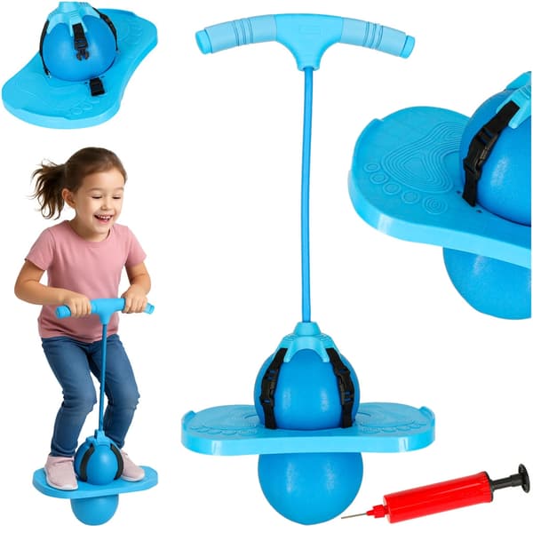Pogo Stick for barn -FX- Blå Blå Blå blue