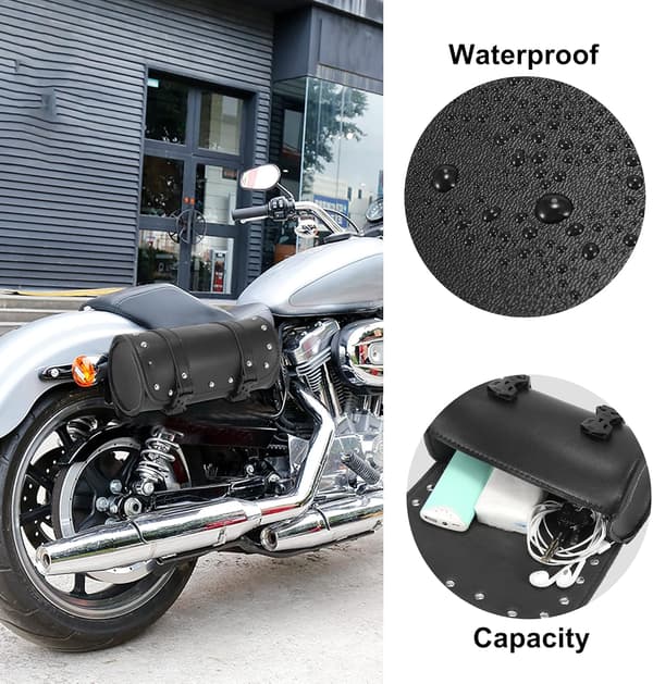 Universal Motorcycle Fork Handlebar Bag Bike Storage Bag Waterproof Bag