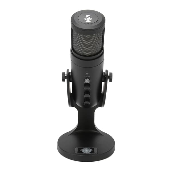 USB Condenser Microphone RGB Light Recording Microphone Rotatable Computer Microphone for Laptop PC IOS