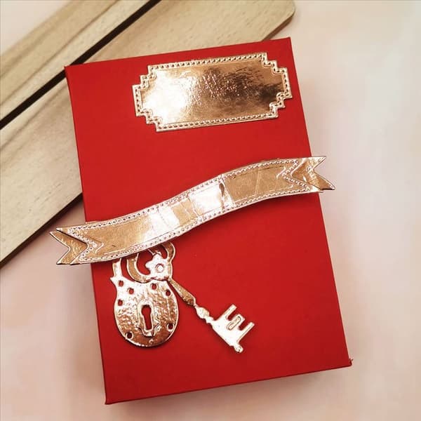 Presentförpackning Stansmallar Scrapbooking Stansmallar för Pappersalbum Papperskort Kreativ Present