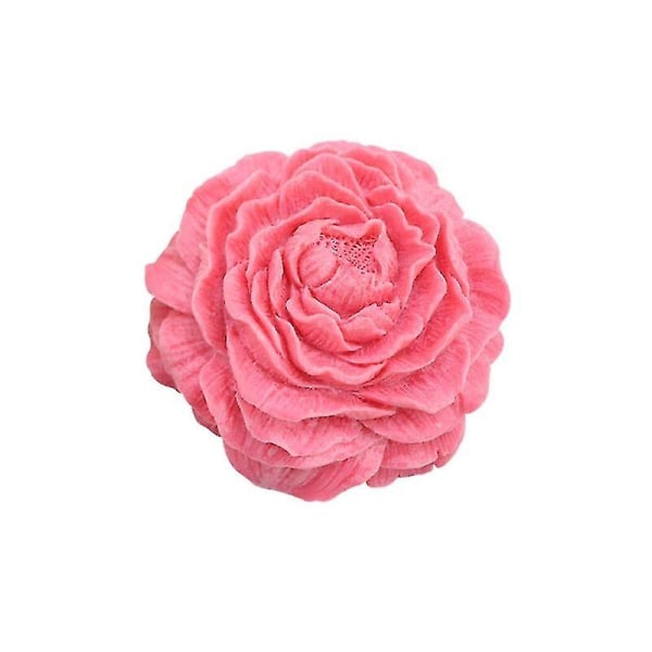 Peony Flower Form Form Mousse Handgjord Fondant Tårtform Form Peony Flower Form (två),