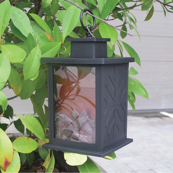 LED carbon brand flamme lampe vind lampe pejs lampe bærbar lanterne dekoration bærbar natlampe