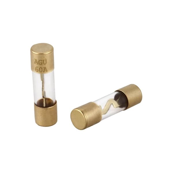 Glassikringer for bilstereo 60A 38mmx10mm 2stk