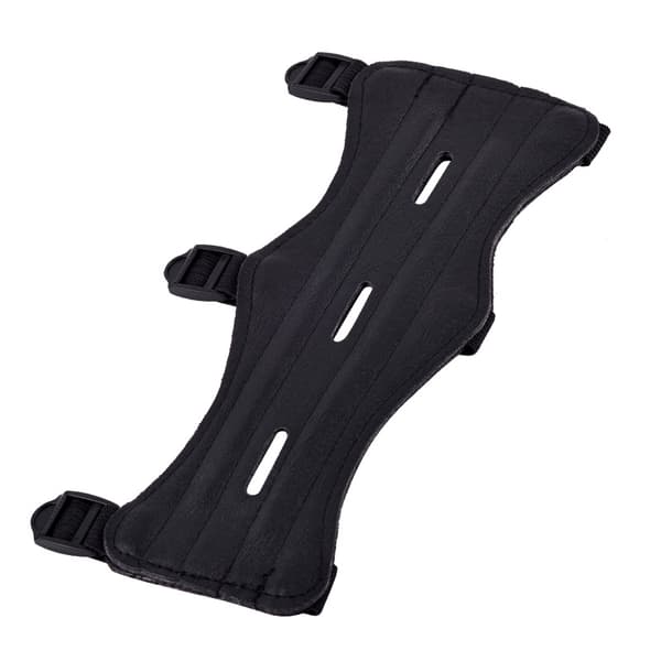 Arm Guard for Forearm - Leather Guard with Adjustable Straps and Buckles