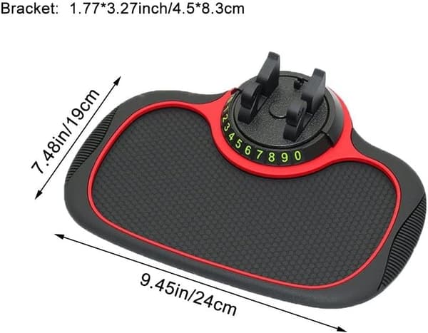 Universal biltelefonholder Multifunksjonell dashbordtelefonholder matte Sklisikker biltelefonpute