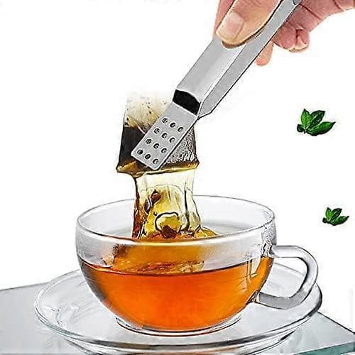 Teabag Squeezer | Stainless Steel Teabag Squeezer Teabag Tongs Tea Strainer Teabag Holder Grip Tool 3-pack