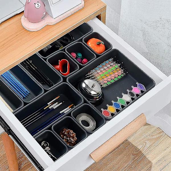 Skrivebords Skuffe Organizer, Skuffe Organizer System Kontor, Skuffe Organizer System Kontor Sæt, Skuffe Organizer Makeup, Organizer Til Små Skuffer, Skuffe