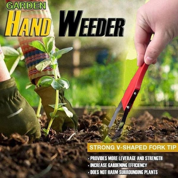 2 ST Garden Hand Loop Weeding Tool, for Lawn Accessories Yard Vegetable Garden Portable Cleaning Accessories